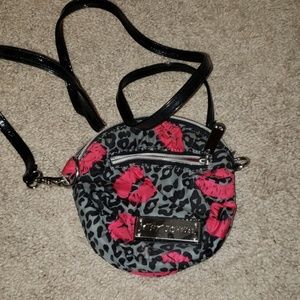 Betsey Johnson mini over shoulder purse